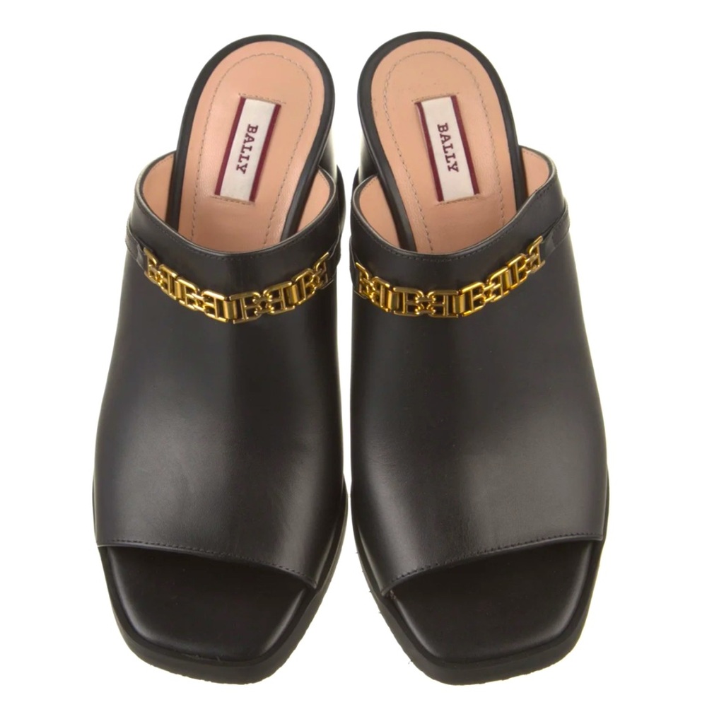 Bally Leather Wedges, Size 6